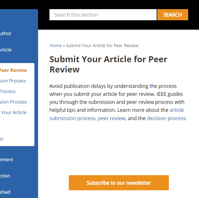 IEEE Author Center - Submit Article for Peer Review